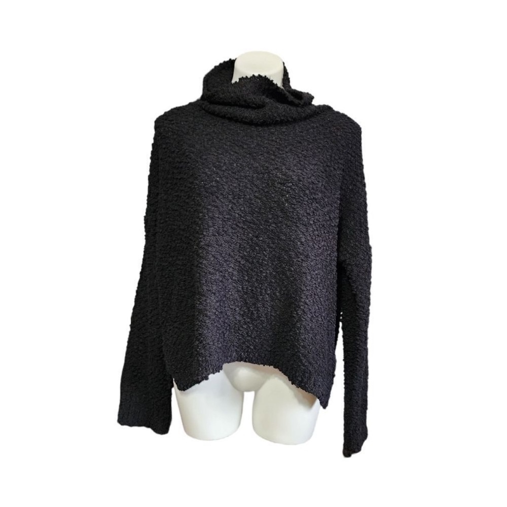 NWT! Francesca's Harper Heritage Soft Popcorn Stitch Cowl Neck Sweater Sz Small - Picture 2 of 13